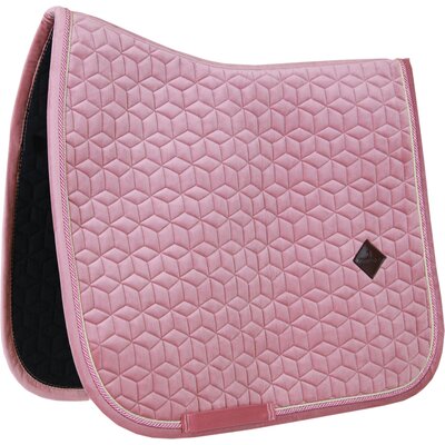 KENTUCKY Schabracke Samt altrosa | Warmblut/Dressur