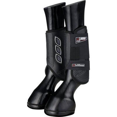 LeMieux Core Gamaschen Carbon Air XC, für die Vorderbeine black | L