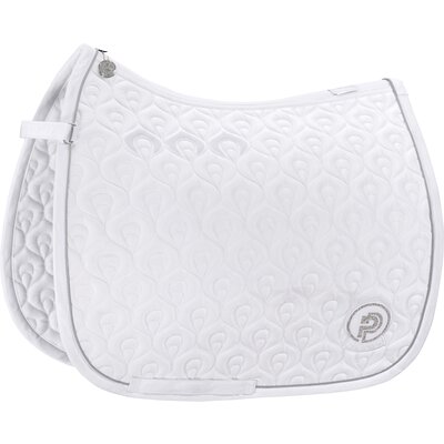 ESKADRON Platinum Pure Schabracke Highgloss Peacock white | Warmblut/Vielseitigkeit