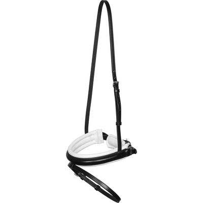 Schwedisches Reithalfter Soft schwarz/weiß | Vollblut