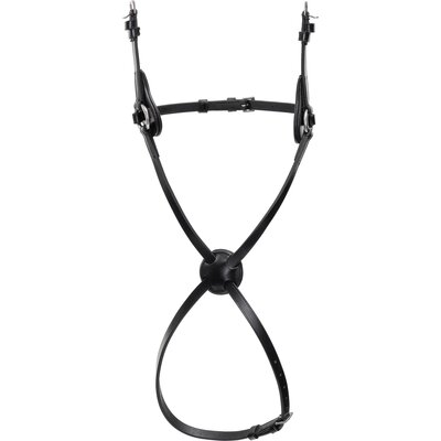 MONTIVUM Mexikanisches Reithalfter schwarz | Warmblut