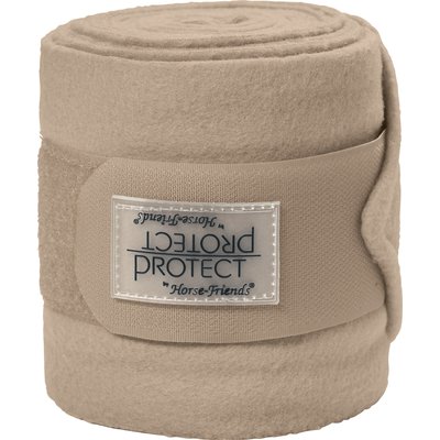 PROTECT by Horse-Friends Fleecebandagen beige | Warmblut