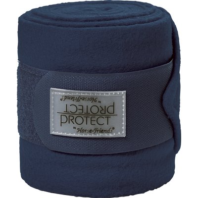 PROTECT by Horse-Friends Fleecebandagen marine | Warmblut