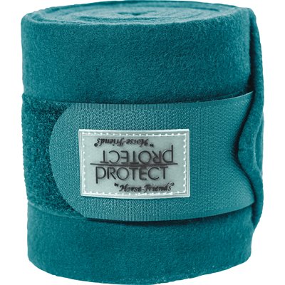 PROTECT by Horse-Friends Fleecebandagen petrol | Warmblut
