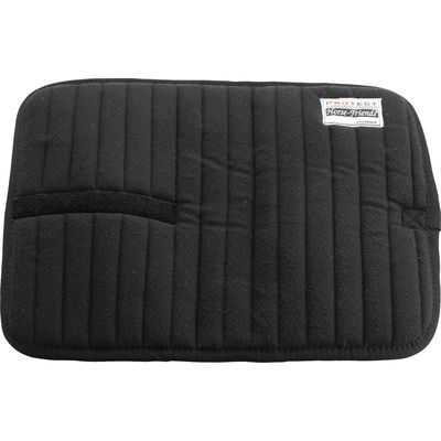 PROTECT by Horse-Friends Bandagierunterlagen mit Klettverschluss schwarz | ca. 45cm x 45cm