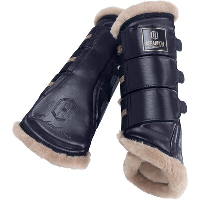 ESKADRON Heritage Gamaschen Glamslate FauxFur 