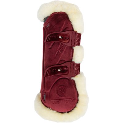 KENTUCKY Springgamaschen Vegan Fell bordeaux | L