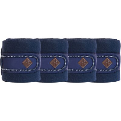 KENTUCKY Fleecebandagen Pearls navy