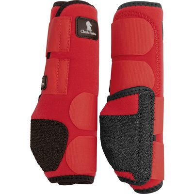 Classic Equine US-Hippopren-Gamaschen, vorne rot | S