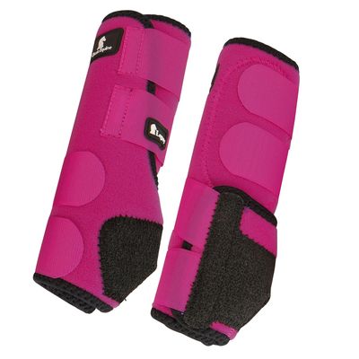 Classic Equine US-Hippopren-Gamaschen, hinten fuchsia | S