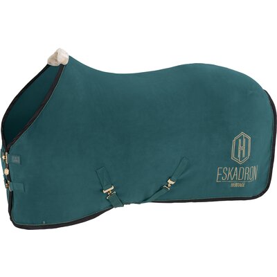 ESKADRON Heritage Abschwitzdecke Fleece vintage green | 125 cm