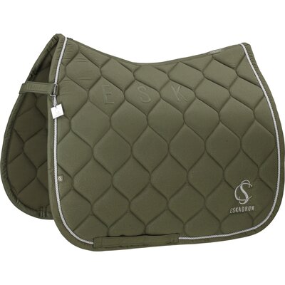 ESKADRON Classic Sports Schabracke Sparkle dusty olive | Warmblut/Vielseitigkeit