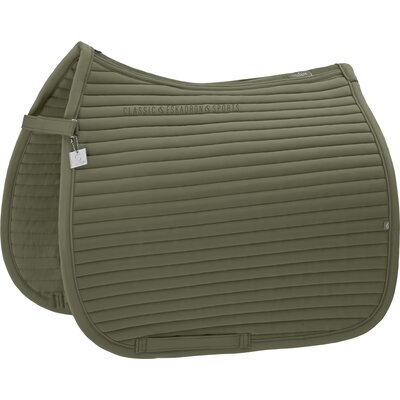 ESKADRON Classic Sports Schabracke Pro Soft dusty olive | Warmblut/Dressur