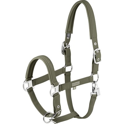 ESKADRON Classic Sports Halfter Softshell Double Pin dusty olive | Warmblut