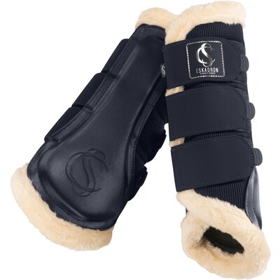 ESKADRON Classic Sports Gamaschen Mesh FauxFur, für Vorder- und Hinterbeine – Ansicht 2
