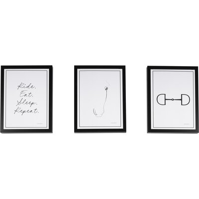 ESKADRON Platinum Wandbilder-Set white/black | Einheitsgröße