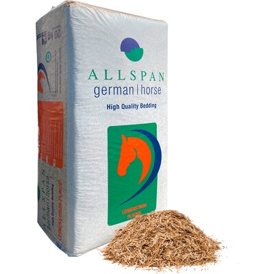 ALLSPAN Leinenstroh Einstreu natürlich | 20 kg