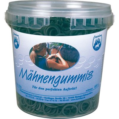 Loesdau Mähnengummis im Eimer schwarz