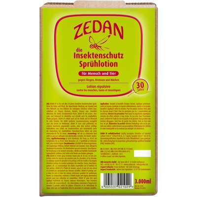 ZEDAN Insektenschutz Sprühlotion 3000 ml
