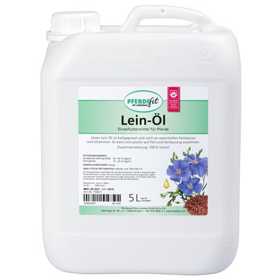 PFERDEfit by Loesdau Leinöl 5 Liter | Kanister