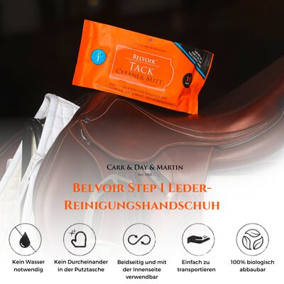 CARR & DAY & MARTIN Belvoir Lederreinigungs-Handschuhe – Ansicht 4
