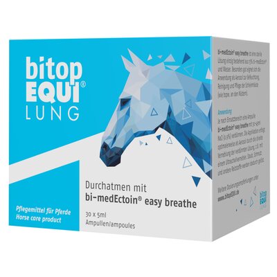 bitopEQUI Bi-medEctoin easy breathe Ampullen Monatspackung 30 Ampullen á 5 ml