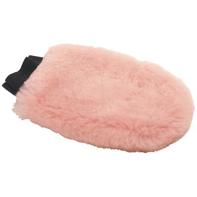 Horse-friends Lammfell Putzhandschuh für kleine Hände rosa | Kinder