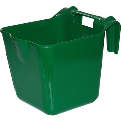 KERBL Futtertrog zum Einhängen grün | 13 Liter
