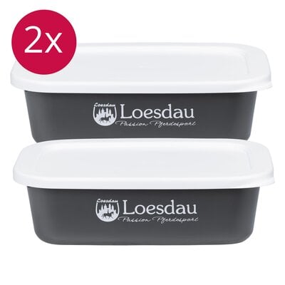 Loesdau Loesdau-Set - Futterbox eckig mit Deckel – Ansicht 1