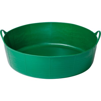 RED GORILLA Flexibler Futtereimer flach 35 Liter/grün | grün