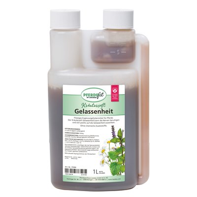 PFERDEfit by Loesdau Kräutersaft Gelassenheit 1 Liter