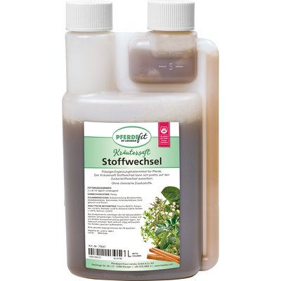 PFERDEfit by Loesdau Kräutersaft Stoffwechsel 1 Liter
