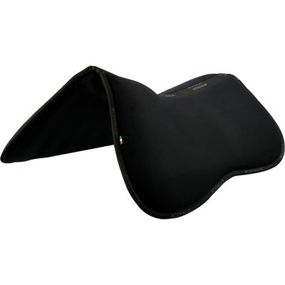 ACAVALLO Memory Foam Half Pad + Back Riser schwarz | Warmblut