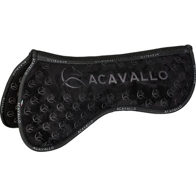 ACAVALLO Memory Foam Close Contact Halfpad mit Silikongrip schwarz | VS