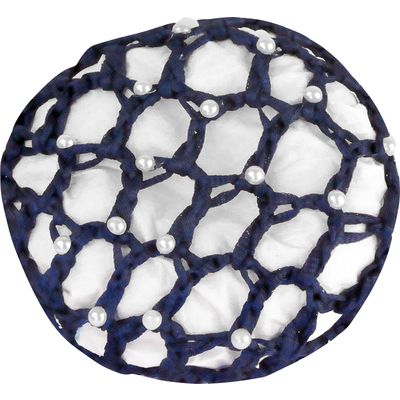 Knoten-Haarnetz blau