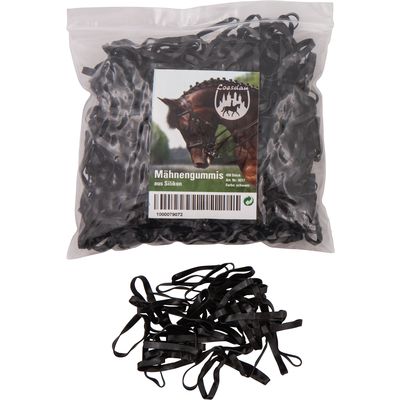 Loesdau Mähnengummis aus Silikon schwarz