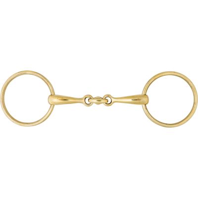 Horse-friends Ausbildungsgebiss Golden Brass 12,5 cm