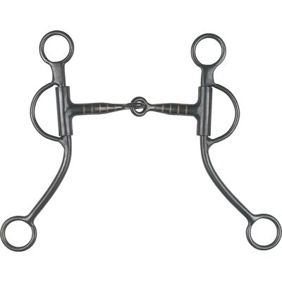 L-pro West Snaffle-Bit mit Shanks 