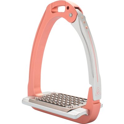 ACAVALLO Steigbügel Arena Aluplus 2.0 Special mit Kristallen antique rose | onesize