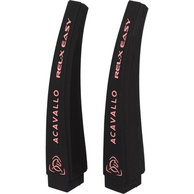 ACAVALLO Silikonarm für Steigbügel Rel-X EASY black/pink | Einheitsgröße