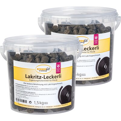2 x PFERDEfit by Loesdau Lakritz-Leckerli 