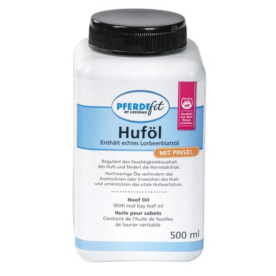 PFERDEfit by Loesdau Huföl 500 ml (mit Pinsel)