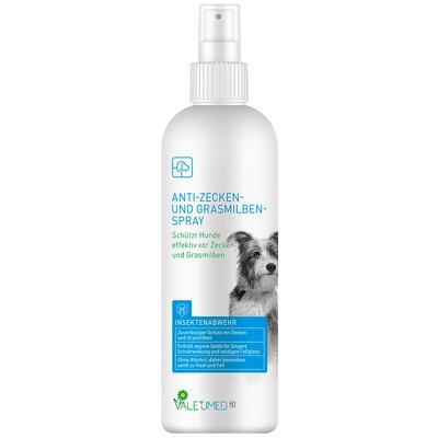VALETUMED Anti-Zecken-Grasmilben Spray für Hunde 200 ml