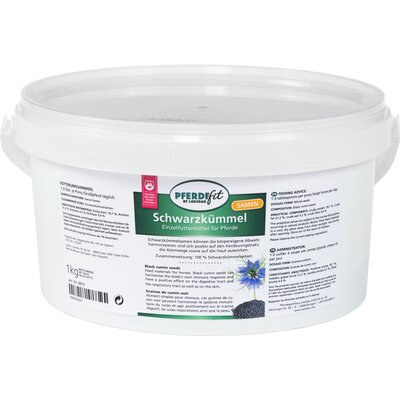 PFERDEfit by Loesdau Schwarzkümmel-Samen 1 kg