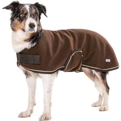 EQUEST 4DOGS Hundemantel Alpha Fleece mokka | 65 cm