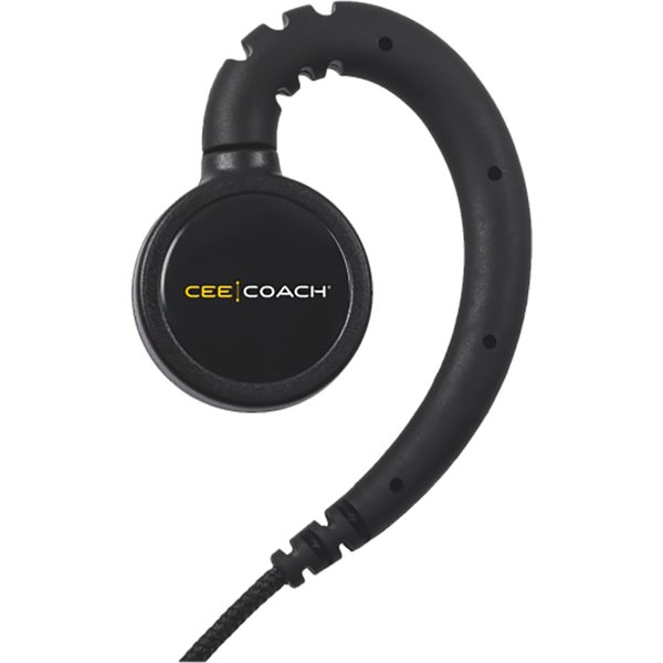 CEECOACH Mono-Kabel-Headset schwarz
