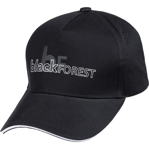 black forest Basecap mit Schriftzug black | Einheitsgröße