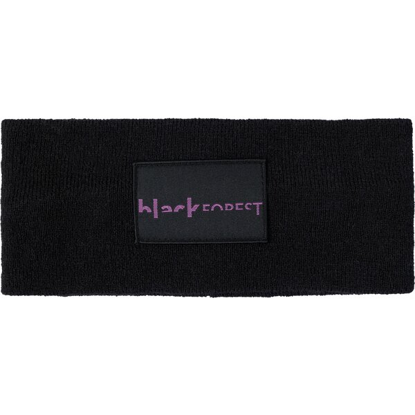 black forest Stirnband mit Logopatch black | Einheitsgröße
