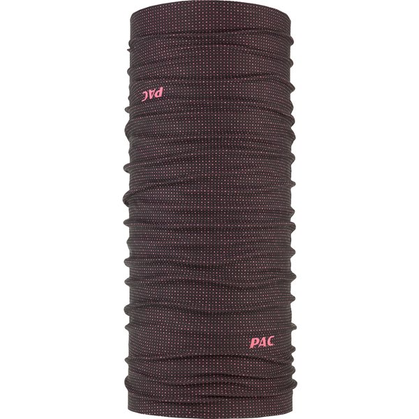 P. A. C. Multifunktionstuch Inside/Out schwarz/pink | Einheitsgröße