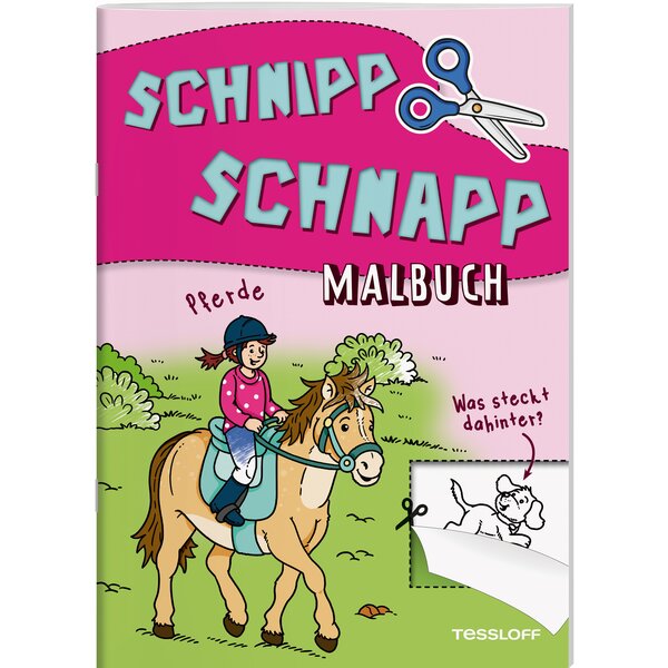 TESSLOFF Schnipp Schnapp Malbuch - Pferde 